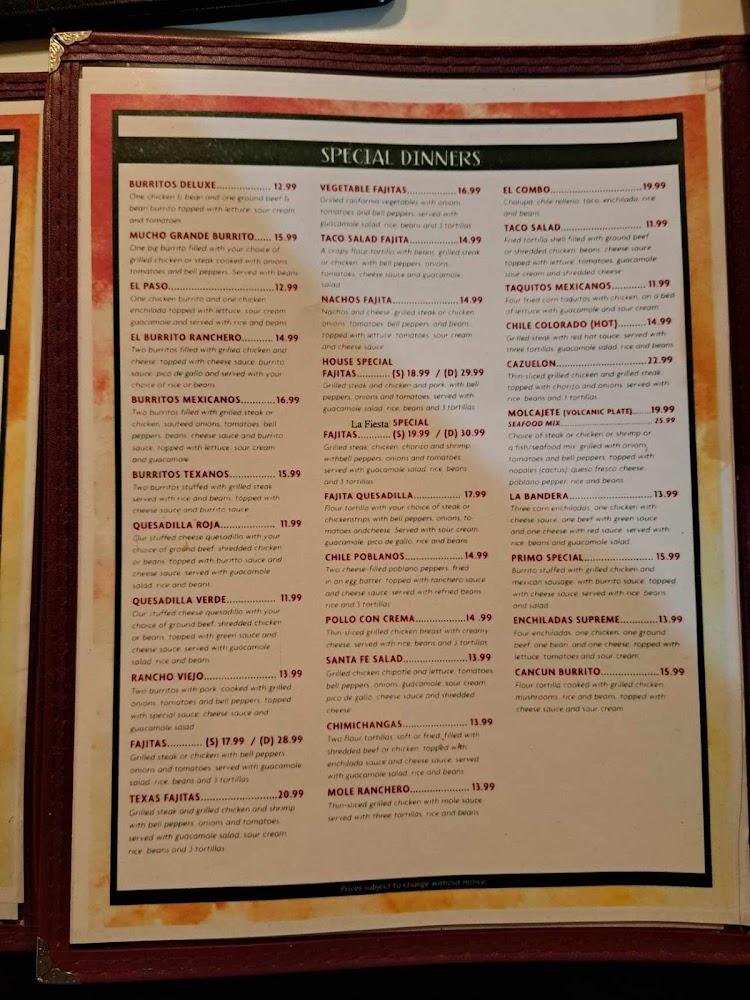 La Fiesta Brava Menu image 3